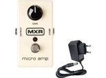 Mxr M133 Micro Amp Booster Pedal Con Alimentatore