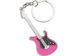 Keepdrum Portachiavi Chitarra Elettrica Rosa