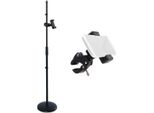 Asta Microfonica Keepdrum MS015 Asta Dritta Con Supporto Per Smartphone