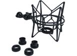 Keepdrum Microphone Spider MS090B Per Vari Microfoni Nero