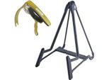 K&M 17581 Supporto Per Chitarra Heli Con Capotasto Oro