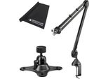 Braccio Microfonico Da Tavolo Rode PSA-1 Con Supporto Vesa E Panno In Microfibra