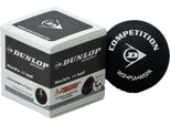 Dunlop - Palline Da Squash "Competition"" CS2624 (Taglia Unica) (Nero)"