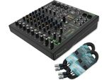 Console Di Missaggio Mackie Profx10 Go A Batteria Con Cavo 2X Xlr