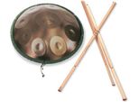 Patera Handpan HPDM-5 D-Amara In Acciaio Inossidabile Con Supporto Per Handpan