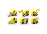 Viga Toys - Set Di Veicoli Da Costruzione - 6 Pezzi