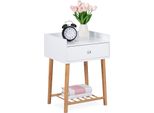 Comodino Relaxdays Con Cassetto