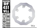 Disco Freno Galfer DF451WLL Wave® Rigido Racing Solid Anteriore 220X4Mm Per Yamaha Serrow Dt LC-2 125 / 250 Ccm Anno 1984 - 2005