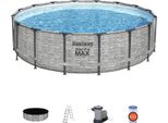 488 X 122 Cm 11In1 Piscina Da Giardino Con Telaio Bestway 5619E