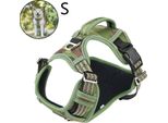Pettorina Traspirante Per Cani Di Grossa Taglia, Pettorina Anti Tirante Senza Tirante Pettorina Leggera Per Cani, S, Verde