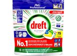 Pastiglie Per Lavastoviglie Dreft Platinum Lemon All In 1 - 75 Pastiglie