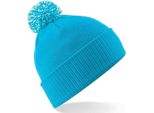 Beechfield - Berretto "Snowstar"" Per Uomo/Donna Unisex PC4146 (Taglia Unica) (Blu Cielo/Bianco)"