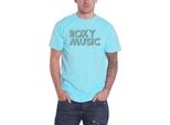 Roxy Music - Maglietta "Disco"" Per Uomo/Donna Unisex RO2756 (S) (Azzurro)"