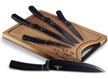 Berlinger Haus Black Rose BH-2550 Set Di Coltelli E Taglieri Da 6 Pezzi