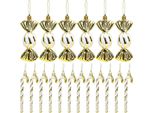 18 Pezzi Bastoncini Di Zucchero Decorazione Di Natale Baubles Decorazione Bastoncini Di Zucchero Decorazione Glitter Albero Di Natale Decorazioni Albero Di Natale, Oro