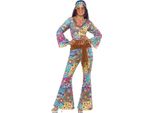 Smiffys - Costume "Flower Power"" - Donna SM561 (M) (Bunt)"