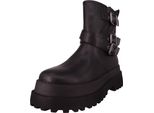 Buffalo Donna Stivaletto Elegante Pluto Farmer Biker 1270152 Nero