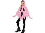 Smiffys - Costume Poncho Per Bambina SM1046 (Taglia Unica) (Rosa)