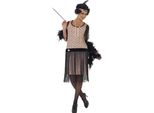 Smiffys - Costume "Coco Anni '20"" Per Donna SM1301 (M) (Rosa/Nero)"