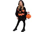 Smiffys - Poncho Per Bambini - Halloween SM1352 (Taglia Unica) (Nero/Arancione)