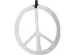 Smiffys - Uomo/Donna Unisex Simbolo Della Pace - Collana - Metallo SM1418 (Taglia Unica) (Argento)