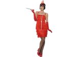 Smiffys - Costume - Donna SM1790 (L) (Rosso)