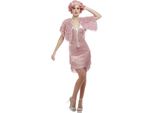 Smiffys - Costume "Deluxe 20S Vintage"" - Donna SM1426 (L) (Rosa)"