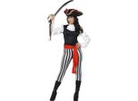Smiffys - Set Di Costumi Da Donna SM1614 (M) (Nero/Bianco)