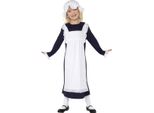 Smiffys - Costume - Ragazze SM1936 (128-134) (Bianco/Nero)