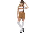 Smiffys - Costume - Donna SM2150 (Xs) (Marrone/Bianco)