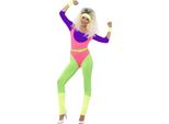 Smiffys - Costume Da Lavoro Anni '80 - Donna SM2246 (M) (Bunt)