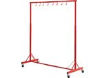 Cavalletto Per Verniciatura Auto - 8 Ganci - Asciugatura Vernice Regolabile - Portata 30 Kg - Cavalletto Professionale Per Verniciatura