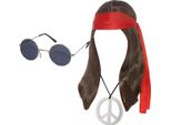 Smiffys - Set Di Accessori Per Costumi Da Donna SM724 (Taglia Unica) (Marrone/Rosso/Argento)