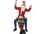 Smiffys - Costume Da Cavalluccio Per Uomo/Donna Unisex SM1811 (Taglia Unica) (Verde/Rosso)