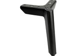 Gamba Per Mobili Loft In Metallo Nero Opaco, Altezza 15 Cm, Design Elegante Per Divani, Sedie E Cassettiere, Lavorazione Di Alta Qualità, Protezioni Antiscivolo Per Il Pavimento