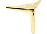 Eleganti Gambe Per Mobili In Cromo-Oro, Alte 15 Cm - Design Elegante E Robusto Per Interni Moderni.