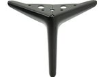 Eleganti Gambe Per Mobili In Nero Opaco, Altezza 15 Cm - Struttura In Metallo Di Alta Qualità Per Un Arredamento Di Stile