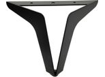 Gamba Per Mobili Loft In Metallo Nero, Altezza 15 Cm - Design Elegante Per Divani E Sofà, Con Struttura Robusta E Protezioni Per Il Pavimento.