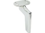 Gamba Per Mobili Loft In Metallo Cromato Argento, Altezza 12 Cm, Design Moderno Con Aspetto Elegante E Protezione Antigraffio Per Mobili Di Design.