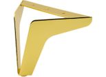 Piede Per Divano Loft In Oro Con Altezza Di 13 Cm - Design Unico Per Divani E Mobili, In Metallo Con Finitura Cromata, Ideale Per Interni Eleganti.