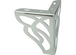 Eleganti Gambe Per Mobili In Metallo Da 13 Cm In Argento Lucido - Ideali Per Mobili Glamour E Arredi In Stile