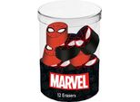 Karactermania Eraser Marvel Spiderman Cube 12 Szt. - Akcesoria Szkolne Premium