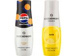 Set Di 2 Concentrati E Sciroppi Per Acqua. Sodastream Pepsi Max Mango + Tonic