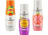 Sodastream Lipton Ice Tea Concentrato Di Pesca + Frutto Della Passione + Pompelmo