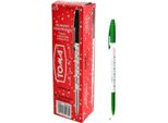 Toma Superfine To-059 Verde Biros 20 Pz