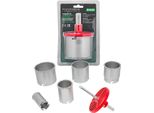 Set Di Carotatori Per Piastrelle In Gres Porcellanato 7 Pezzi 33 53 67 73 83 Mm