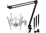 Asta A Braccio Articolato Keepdrum MS138 Con Spider Microfonico MS089SV