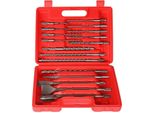 Set Di Punte E Scalpelli Sds+ Da 17 Pezzi KD10068