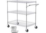 Carrello A 3 Strati - Carrello - Organizzatore - Magazzino Da Cucina - Carrello Di Servizio