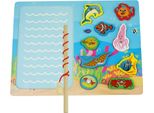 Gioco Arcade Per Famiglie Pesca + Puzzle 2 In 1